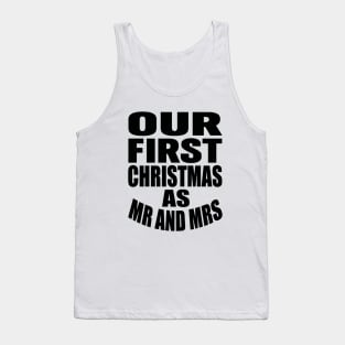 Our first Christmas as Mr and Mrs Tank Top